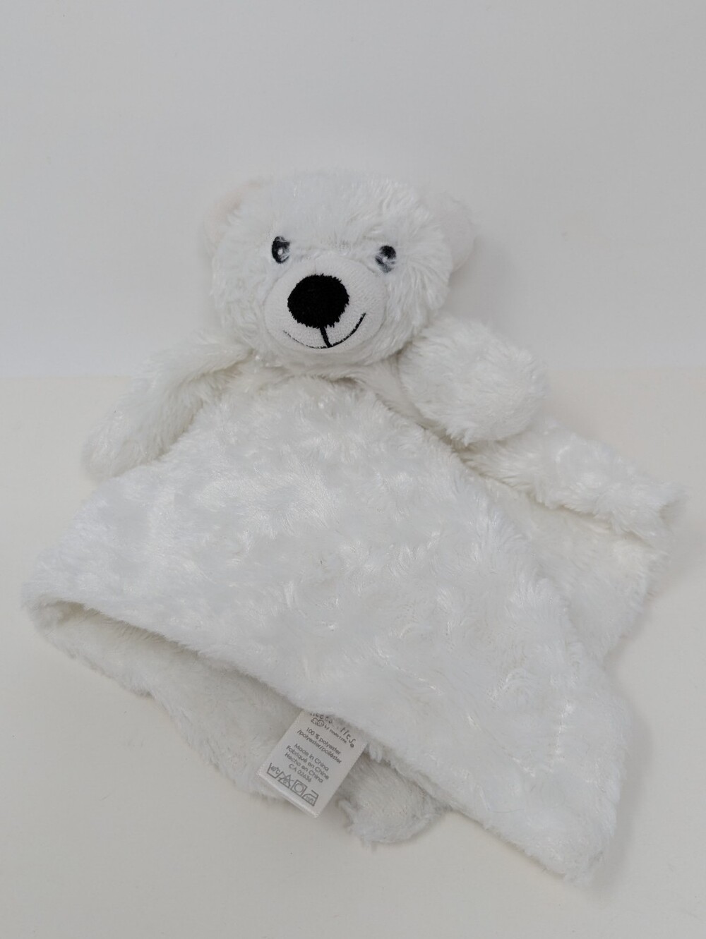 Necessities Polar Bear Lovey Teddy Baby Security Blanket Plush